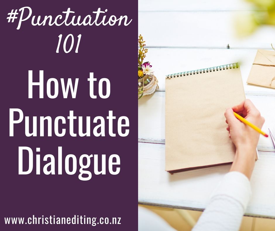 How to punctuate dialogue